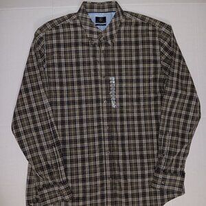 SALTAIRE PLAID PRINT SPORTS DRESS SHIRT